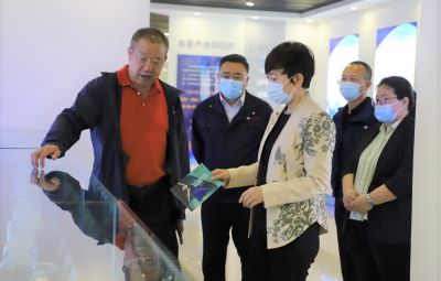 市委常委、宣传部部长韦青到九洲国际官网走访调研